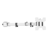 Monitor Arm Wali Single  Totalmente Ajustável  Branco  10 Kg