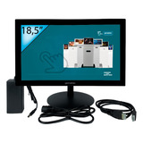 Monitor C/ Touch Screen 18,5 Polegadas Toque Capacitivo