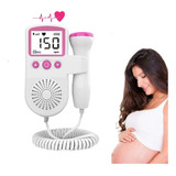 Monitor De Batimentos Cardíacos P Bebê Ultrassom Gravidez Cor Rosa