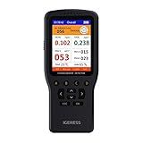 Monitor De Qualidade Do Ar Testador De Poluição Do Ar Interno IGERESS Para Formaldeído VOC PM2 5 PM1 0 PM10 Temperatura E Umidade Medidor De Qualidade Do Ar Doméstico Em Tempo Real Tela LCD