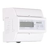 Monitor De Uso De Eletricidade Display LCD Trifásico 220V 380V Montagem Em Trilho DIN Medidor De Energia Com Chip De Controle Inteligente Para Escritório