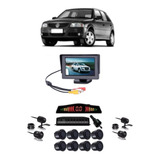 Monitor Fixo Gol G4 Câmera Frontal Câmera Ré Sensor Estac 8p