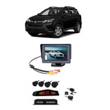 Monitor Fixo Sensor Preto Emborracha Câmera Toyota Rav 4