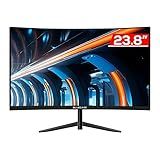 Monitor Gamer 23 8 Preto Curvo Fhd100hz Bluecase Bm24ffh3gc