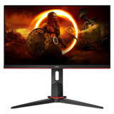 Monitor Gamer Aoc 23,8 165hz 1ms 24g2s/bk 100v - 240v Cor Preta/vermelho