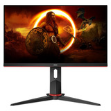 Monitor Gamer Aoc 23 8 165hz 1ms 24g2s bk 100v 240v Cor Preta vermelho