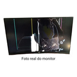 Monitor Gamer Curvo Aoc C27g2ze Freesync 27 Tela Quebrada
