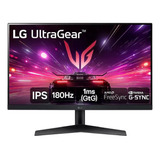 Monitor Gamer LG Ultragear 24gs60f-b 180hz 1ms Hdmi Preto