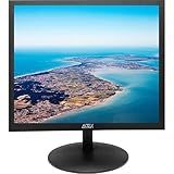 Monitor LED 17 Compacto Full HD 1920x1080p 5ms 4 3 Visualização Ampla 160 170 Entrada E Saída HDMI VGA AV USB Tela Anti Reflexo