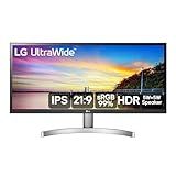 Monitor LG 29 UltraWide Full HD Inclinação 75Hz 5ms Branco 29WK600 WAWZ