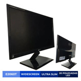 Monitor LG Flatron Ultraslim 20 Polegadas Widescreen + Cabos