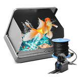 Monitor Pesca Câmera Subaquática Água Barco Peixe Cabo 30m