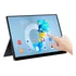 Monitor Portátil Touch Screen Vchance 14 Polegadas Hdr Full Hd 1080p 60 Hz Ultra Fino Com Bag E Audio 3.5mm Preto 110v/220v
