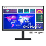 Monitor Samsung Viewfinity S6 27 Qhd Tela Plana 75hz 5ms Hdmi Dp Usb c Freesync Game Mode