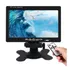 Monitor Veicular 7 Polegadas Dual Vídeo P/ Câmera De Ré Dvd