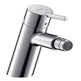 Monocomando Para Bide Talis S Com Jato Horizontal E Valvula Escoamento Pop Up Cromado Hansgrohe