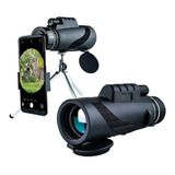 Monoscópio Portátil Monocular Zoom C Tripé 40x60