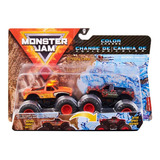 Monster Jam - 1:64 - El Toro Loco Vs Northern Nightmare Cor Colorido