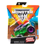 Monster Jam - 1:64 Die Cast Truck Grave Digger Purple 30th Cor Roxo E Verde
