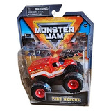 Monster Jam Fire Rescue Bombeiro Master