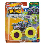 Monster Truck Power Smashers Hot Wheels Hyj19 Cor Skelesaurus