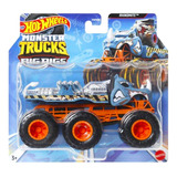 Monster Trucks Big Rigs   Caminhão Reboque 1 64   Hot Wheels