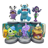 Monstros S/a Kit 6 Bonecos Disney Pixar Sulley - Mike