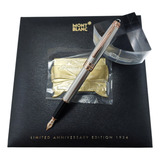 Montblanc 75 Anos Prata Rara Ed Lim 1924 Pçs Tinteiro