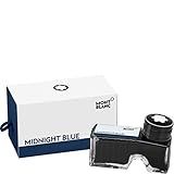 Montblanc Frasco De Tinta Azul Meia-noite 109204 - Refil De Tinta De Qualidade Premium Em Azul E Preto Para Canetas-tinteiro- Pena E Canetas De Caligrafia - Poço De Tinta De 60 Ml