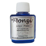 Monzi Para Prata Remove Oxidação Limpa Deixa Como Nova 35ml