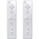 MOOGOLE Wii Remote  Wii Controller  2 Pack  With Silicone Case And Wrist Strap