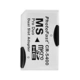 MOOKEENONE Adaptador De Haste Curta MicroSD TF Para MS Pro Duo Converte 2 Cartões MicroSDHC TF Em Cartões MS Pro Duo Para PSP