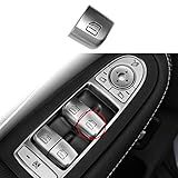 Moonlinks Capas De Botão De Interruptor De Janela Para Mercedes Benz Classe C E GLC Tampas De Botão De Reparo De Interruptor De Janela Frontal Direita 1 Peça Serve Para Mercedes Benz W205 C Class