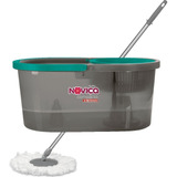 Mop Compacto Com Balde 10 Litros Bettanin Noviça Passa Pano