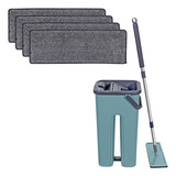 Mop Flat Limpa Esteriliza Vassoura E Rodo 360 4 Refil