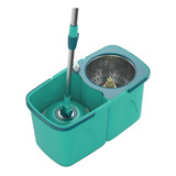 Mop Giratório Pró Com 2 Refis 9 Litros Flash Limp Cor Verde