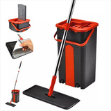 Mop Limpeza Rodo Mágico Giratório Esfregão Balde Flat Flash