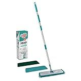 Mop Plano 3 EM 1 Limpeza Pesada Úmida E Tira Pó MOP0617 Flash Limp Inox E Verde