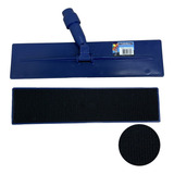Mop Suporte Lt Big Articulável Giratório C  Velcro P  Fibras Cor Azul