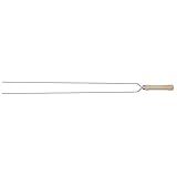 Mor Espeto Fino Duplo Para Churrasco 75Cm