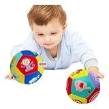 Mordedor Bola Colorida De Pelúcia Com Chocalho Bebe Divertido Fisher