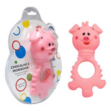 Mordedor Chocalho Macio Anatômico Infantil Bebê