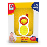 Mordedor Infantil Em Vinil Macio Estrela Baby