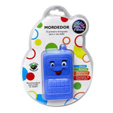 Mordedor Macio Para Bebê Celular Infantil Azul