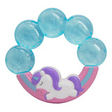 Mordedor Para Bebe Com Agua Buba Cor Unicórnio