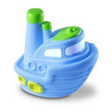 Mordedor Para Bebê Cometa Brinquedo Banho Sensorial Presente Mesversario Bebê Menina Menino Animais Patinho Carrinho Soft Vinil Borracha Divertido Lúdico X 1u