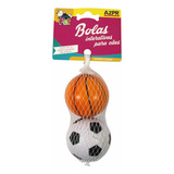 Mordedor Pet Bola De Esponja Com 2 Pçs Azpr