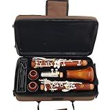 MORESKY ébano Clarinete Bb Sib 17 Chaves  Chave De Prata 