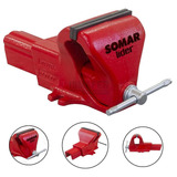 Morsa Torno De Bancada Somar Numero 6 C Mordente Somar Nf