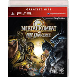 Mortal Kombat Vs Dc Universe - Midia Fisica Ps3 Novo